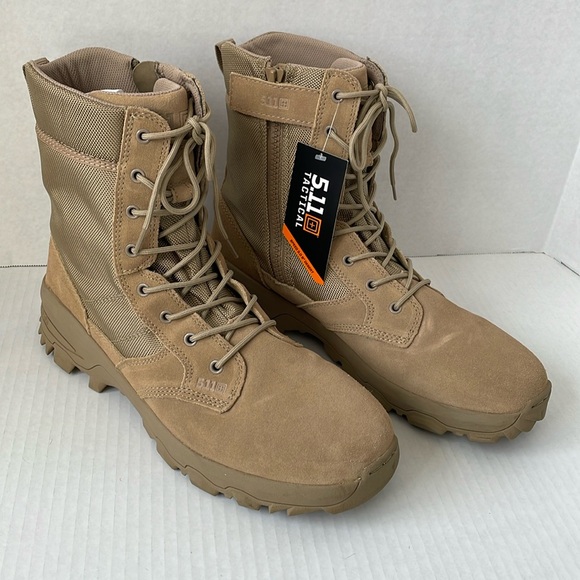NIB 5.11 Men’s Tactical Speed 3.0 Coyote Side-Zip Boot w/Shoe Box - Picture 16 of 16